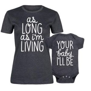 Mom XL Shirt baby 6 mo onesies